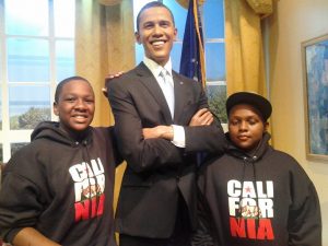 Obama Te-Erika Sons and President Obama